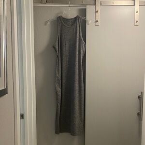 Calvin Klein Gray  racerback Midi Dress L